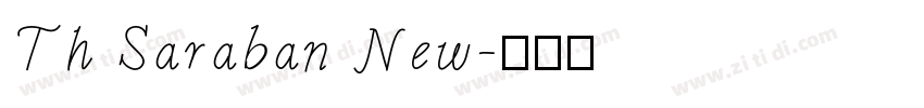 Th Saraban New字体转换